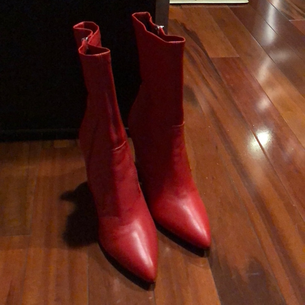 Kenneth Cole Red boots 7M